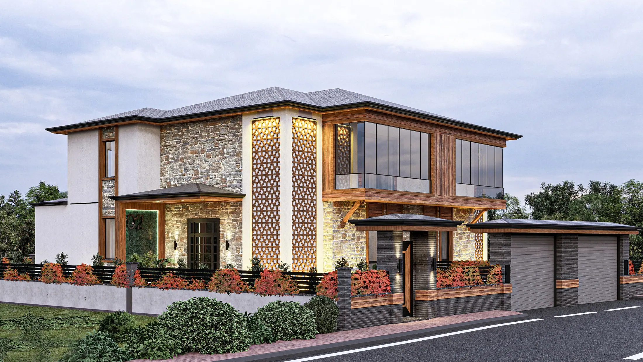 Arslan İkiz Villa, görselleştirme 1