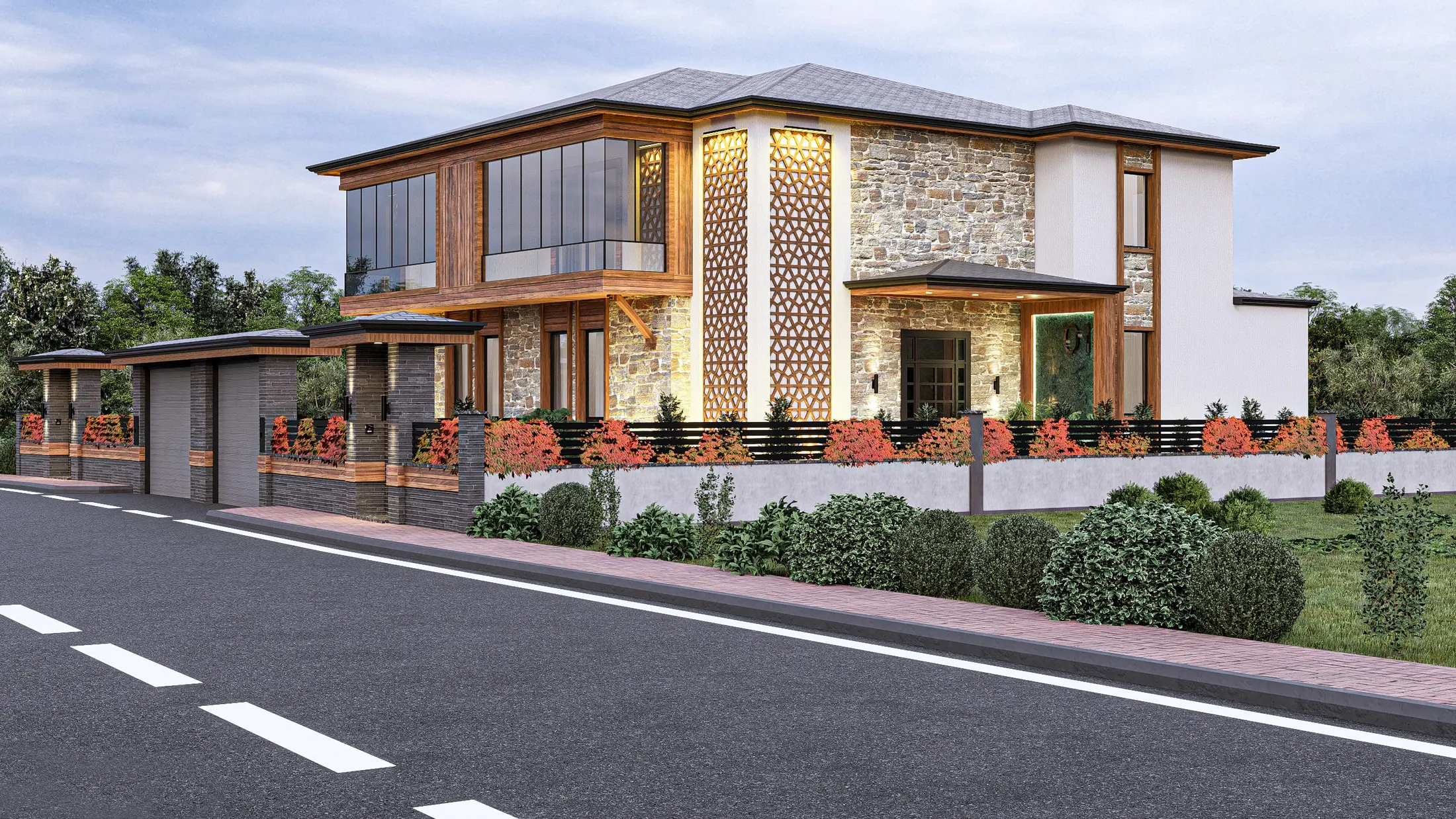 Arslan İkiz Villa, görselleştirme 8