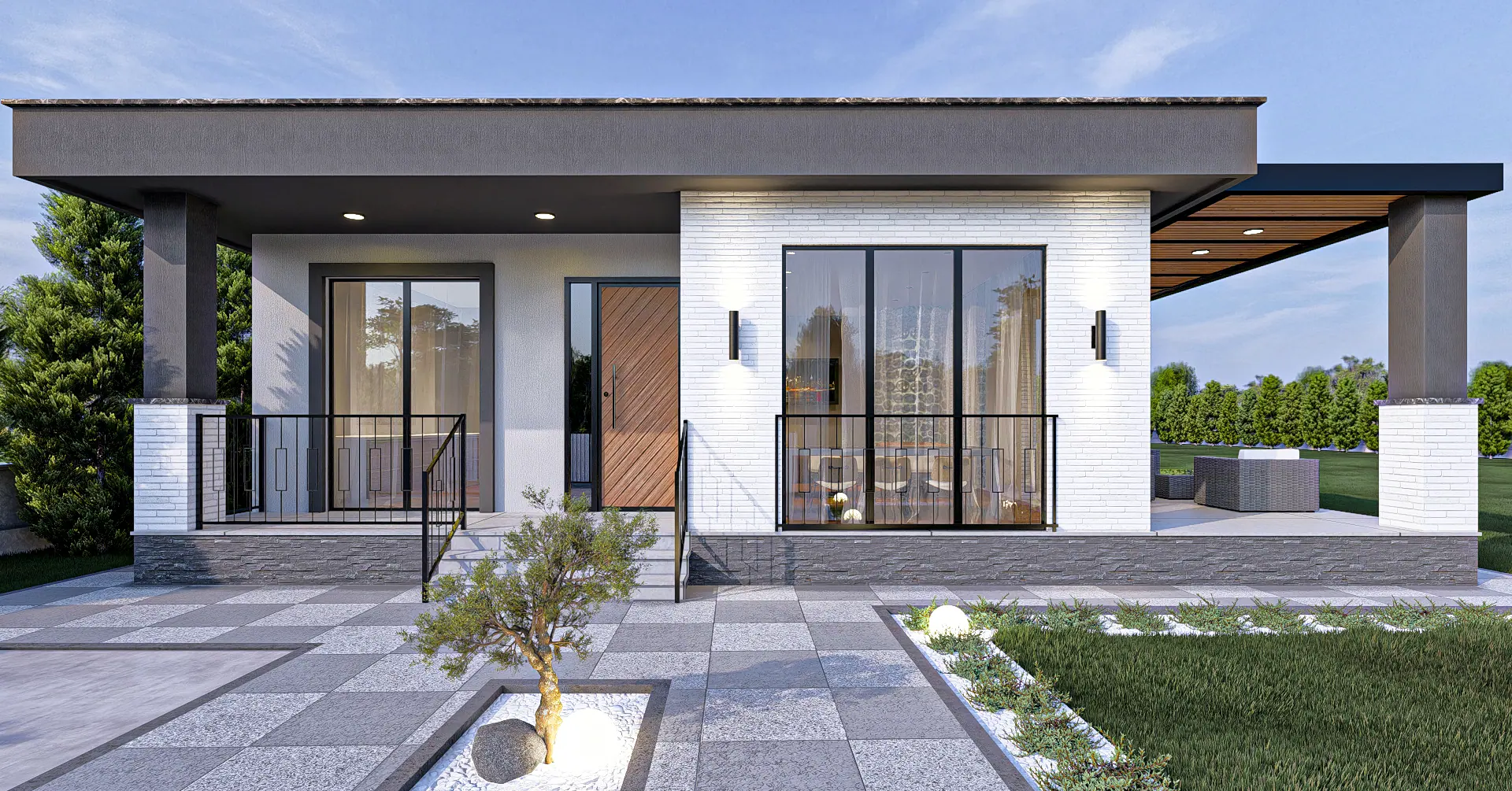 Dr. İkram Kerimoğlu Villa, görselleştirme 2