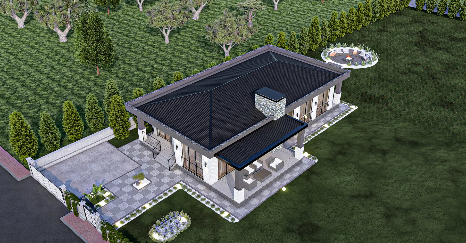 Dr. İkram Kerimoğlu Villa, görselleştirme 8