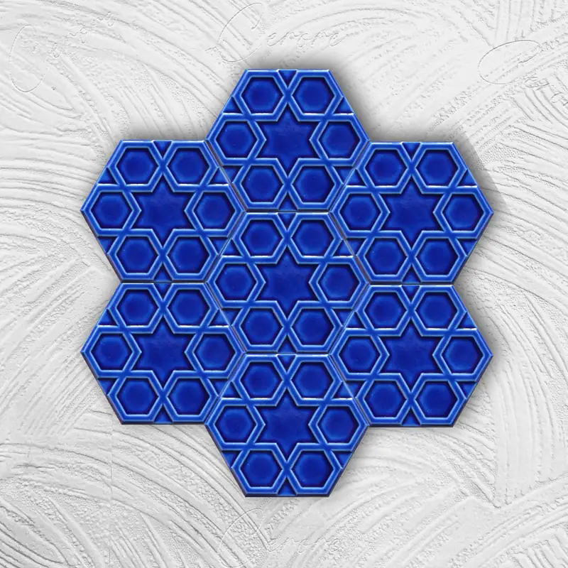 Altıgen Karo Kobalt Selçuklu CS-01-4