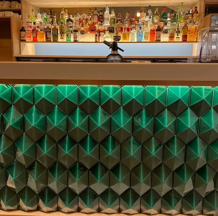 Bar Önü Seramik Diamond 12x25 CM Zümrüt Yeşil, görsel 3