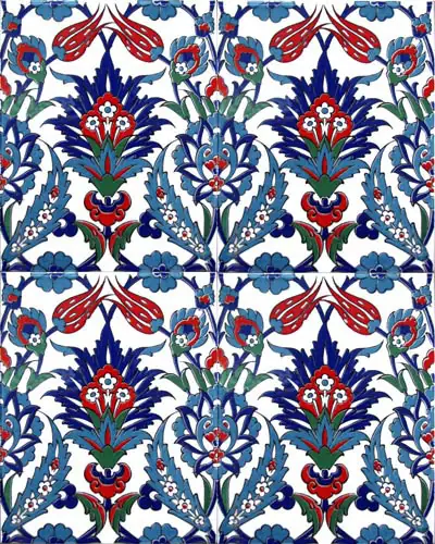 CS-1019B Çini Karolar 20X25