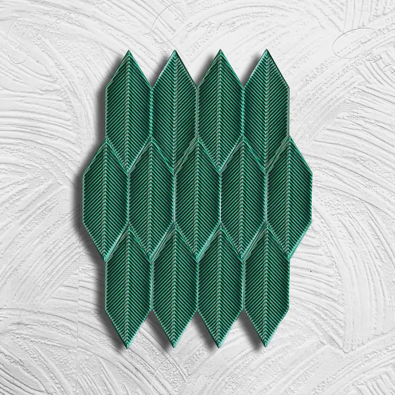 Feather Serisi Yeşil Feather Karo CS-04-3