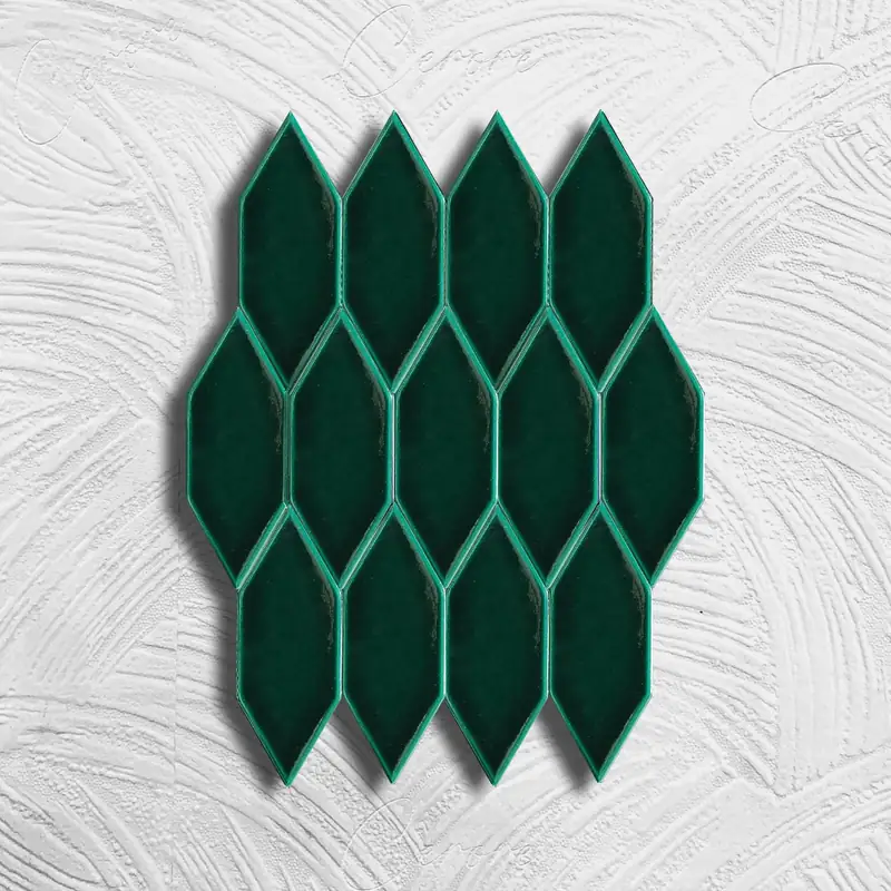 Feather Serisi Yeşil Pane Karo CS-04-1
