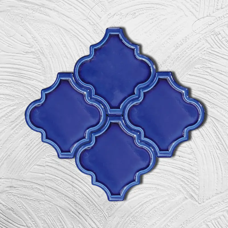 Ottoman Serisi Kobalt Rölyef Karo CS-01-3