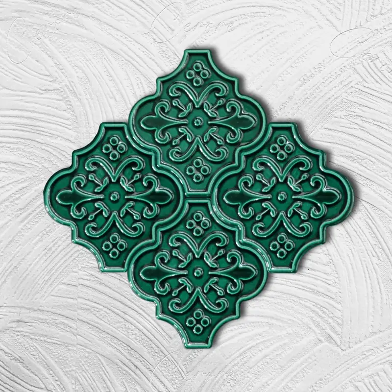 Ottoman Serisi Yeşil Ottoman Karo CS-04-1