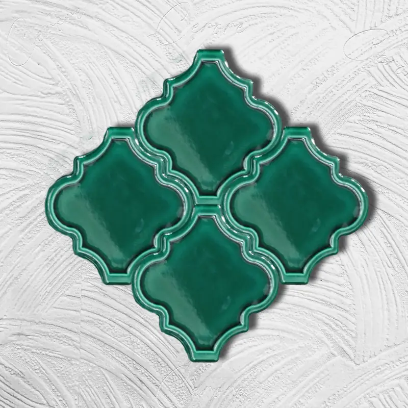 Ottoman Serisi Yeşil Rölyef Karo CS-04-2