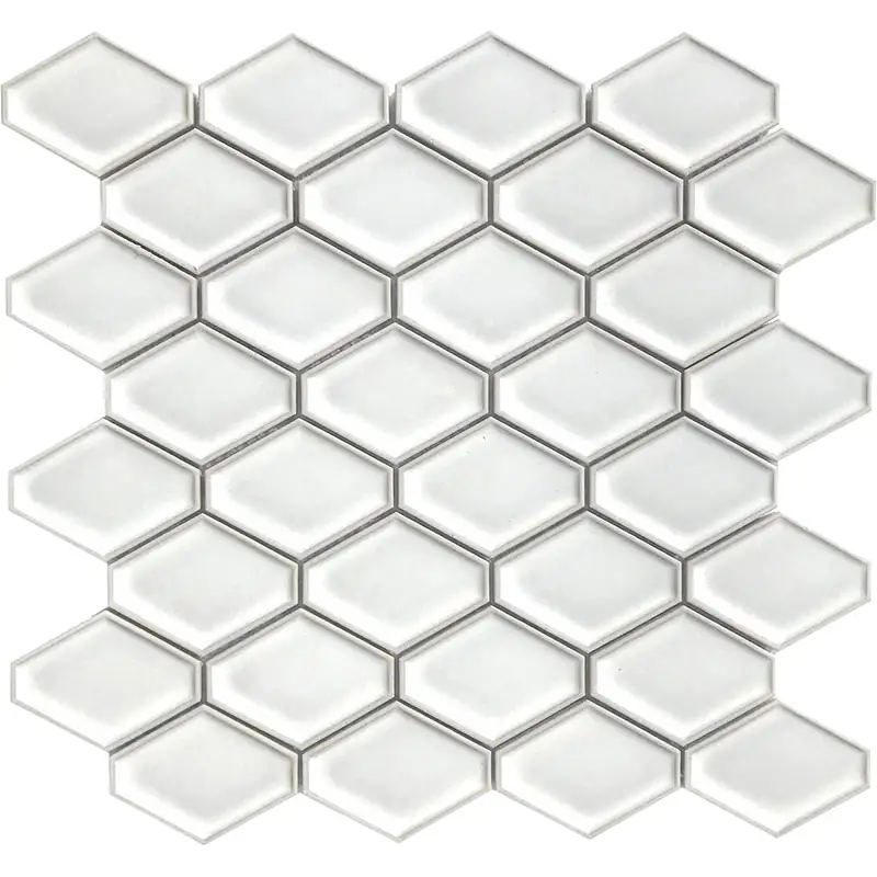 Porselen Mozaikler Diamond Serisi Beyaz CS-01-1