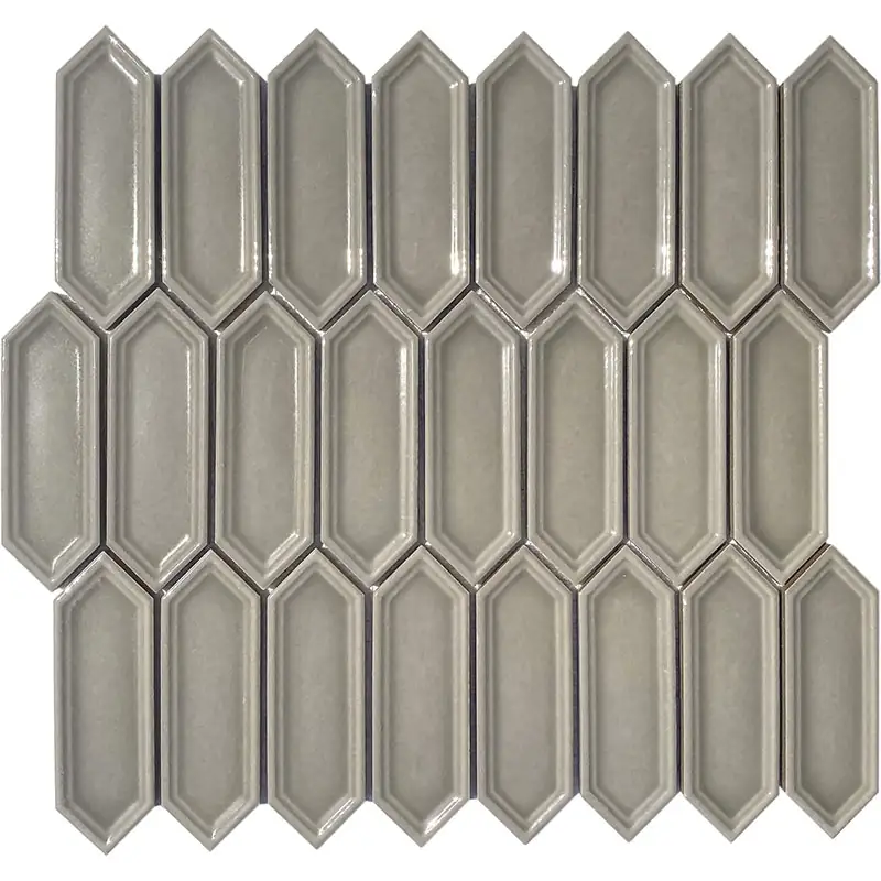 Porselen Mozaikler Picket Serisi Kahve CS-01-5